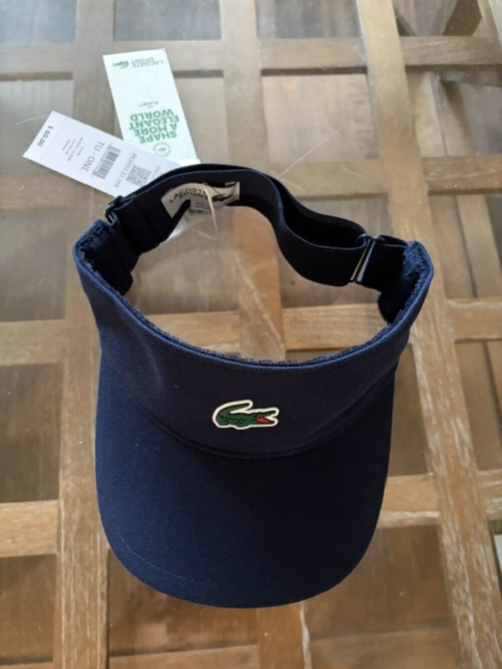 NWT Lacoste Sport Visor